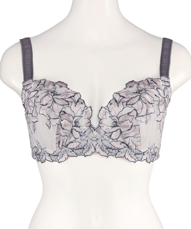 San-ai Resort（三愛水着楽園） エレガントコレクション【2411】単品ブラHIカップ 【northerly】 グレー