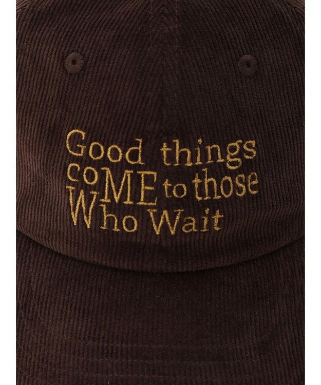 AMERICAN HOLIC コーデュロイロゴＣＡＰ Brown