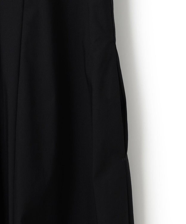 23区 【CLASSY.コラボ/洗える】シャツアンサンブル ワンピース ブラックストライプ×ブラック