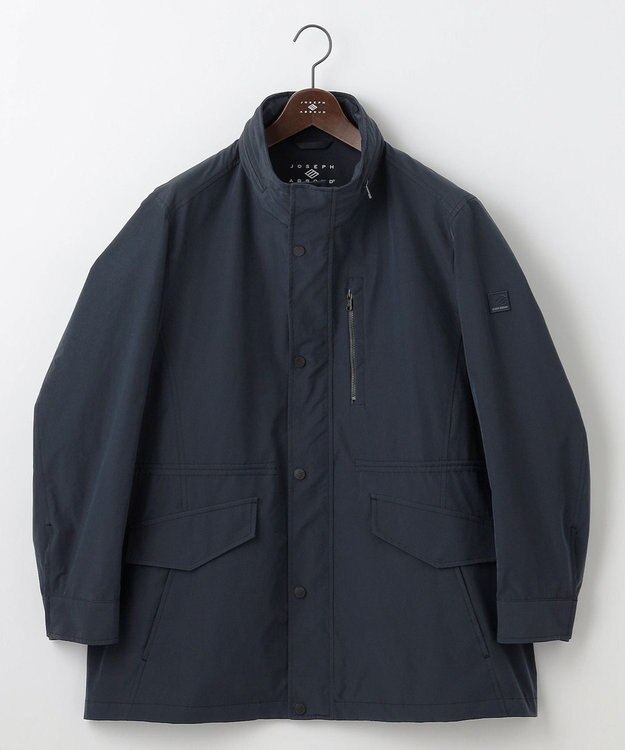 JOSEPH ABBOUD 【キングサイズ・ストレッチ/撥水/JAPANファブリック】パウダーツイル ブルゾン ネイビー系