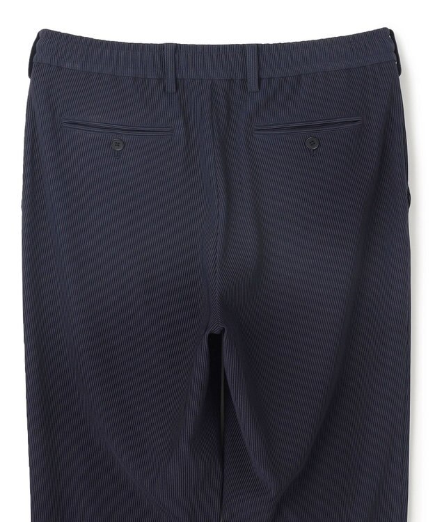 JOSEPH HOMME 【洗える/ストレッチ】ソフトプリーツストレッチ ドロスト付テーパードパンツ / PEGG CONVERTIBLE ネイビー系