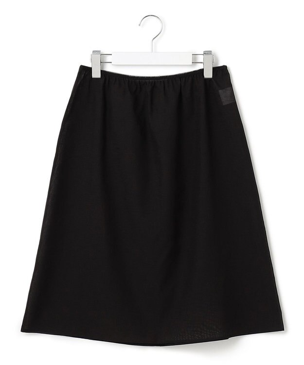 23区 【CLASSY.コラボ/洗える】シャツアンサンブル ワンピース ブラックストライプ×ブラック