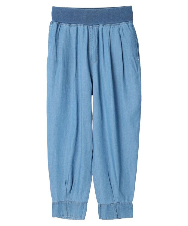 Green Parks ・ｆｕｒｒｙ　ｒａｔｅ　タックジョガーパンツ Sax