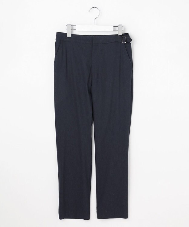 J.PRESS LADIES L 【WEB限定カラーあり・人気素材・セットアップ対応】セルロースリネンストレッチ テーパード パンツ ネイビー系