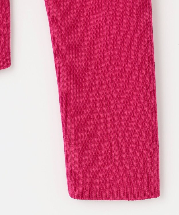 TOCCA 【洗える】SILK RIB CARDIGAN カーディガン レッド系