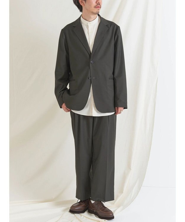 CRAFT STANDARD BOUTIQUE Ｔ／Ｒバンドカラーシャツ Ivory