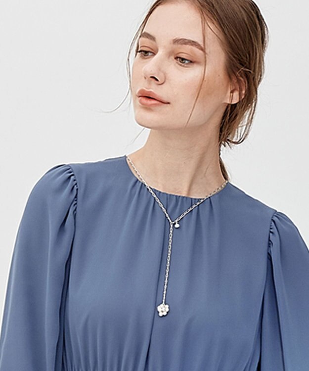 23区 【APPLAUDIR】淡水パール ネックレス シルバー系