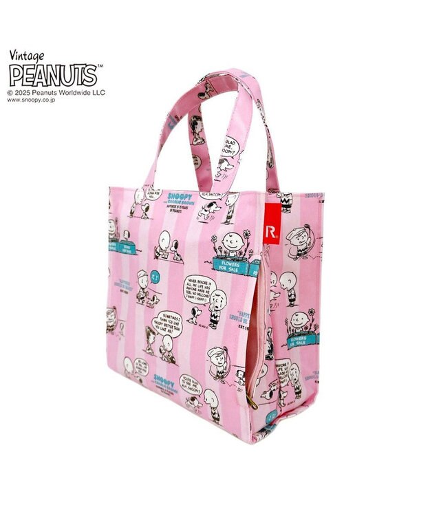 ROOTOTE 8431【スヌーピー】IP.スクエア.ラミネート.ピーナッツ-0L 01：フィフティーズ