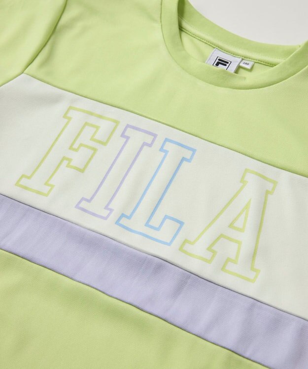 OP／FILA 【FILA】ドライピケ半袖Tシャツ レモンイエロー
