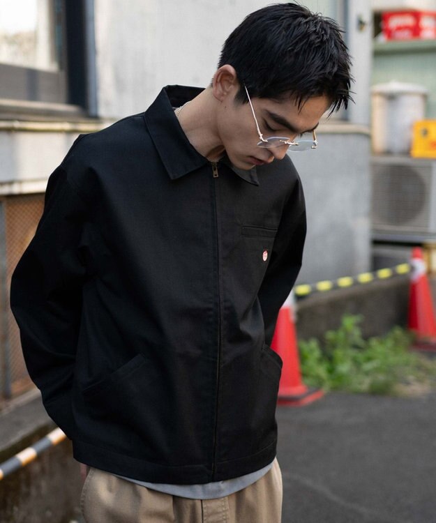 WEGO 別注RED　KAPワークZIPブルゾン ブラック