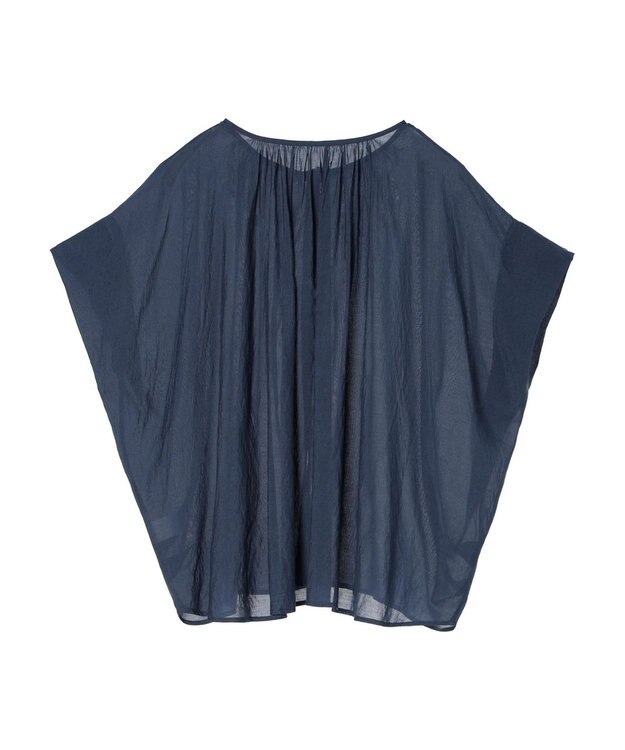 CRAFT STANDARD BOUTIQUE ウ゛ィンテージボイル２ＷＡＹタックブラウス Deep Blue