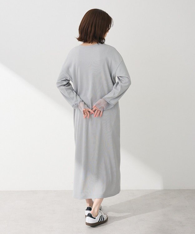 Green Parks ＳＥＴ２点シアーナイロンベスト＋リブワンピース Gray