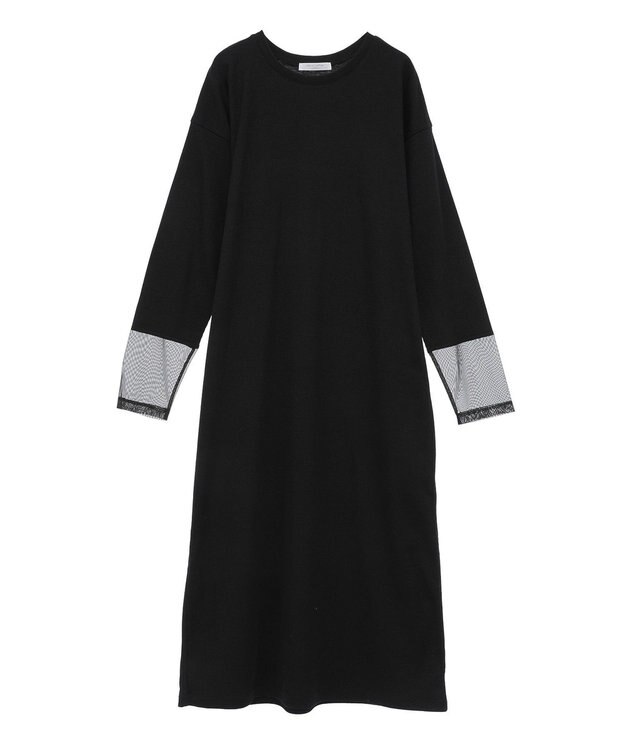 Green Parks ＳＥＴ２点シアーナイロンベスト＋リブワンピース Black