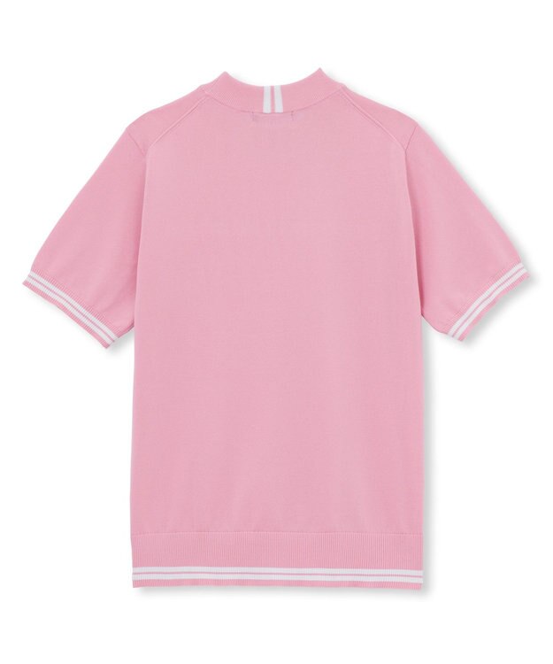 ZERO HALLIBURTON ZHG-W1b モックネックニットTシャツ 82672 ZERO HALLIBURTON ゼロハリバートン レディースゴルフ ティーシャツ ピンク