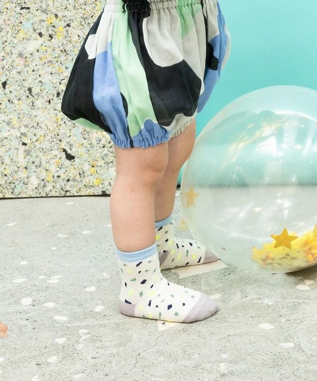 TRICOTE TERRAZZO SOCKS SET OF 2 / テラゾソックス2セット (BABY) 05BOY