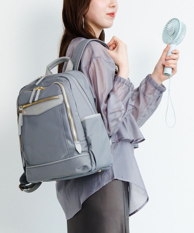 ACE BAGS & LUGGAGE Jewelna Rose リラ リュックサック A4/13.3インチPCサイズ 16361 ジュエルナローズ グレー