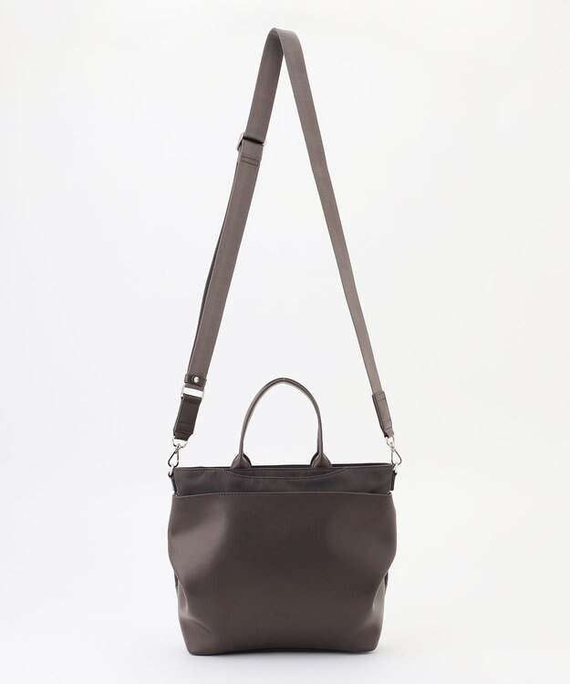 Y'SACCS シルキーリュクス2WAYトートバッグ ダークチョコ