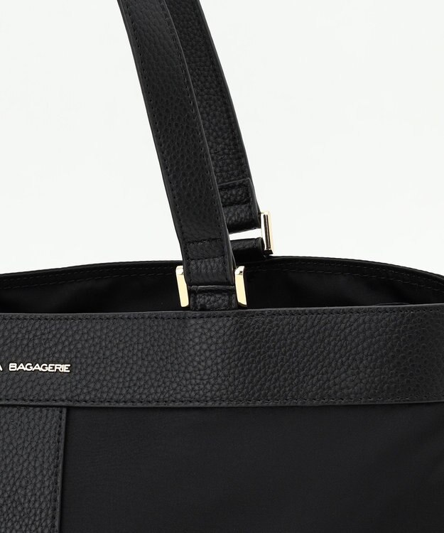 LA BAGAGERIE コンビ2WAYトートバッグ Mサイズ ブラック