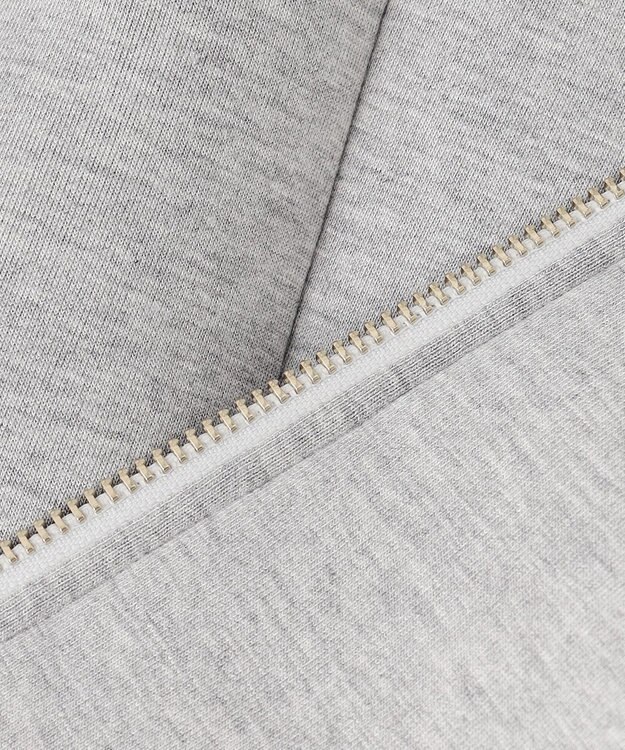 ICB 【洗える】 ビスコースエアーボンディング ジップアップフーディ ライトグレー系