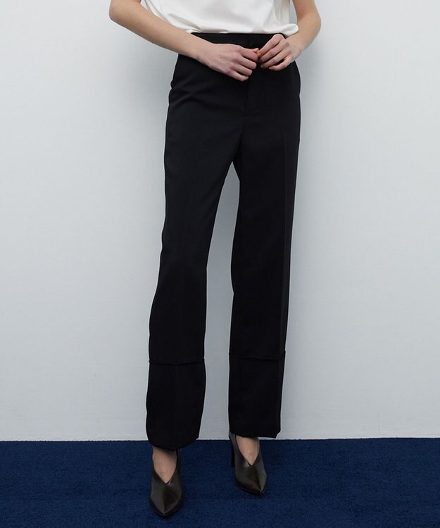 BEIGE， MADELEINE / ストレートパンツ Black