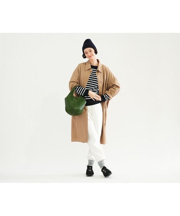 genten 【WEB限定カラー】ユーフラテス(boxバージョン) トートバッグ小 グリーン