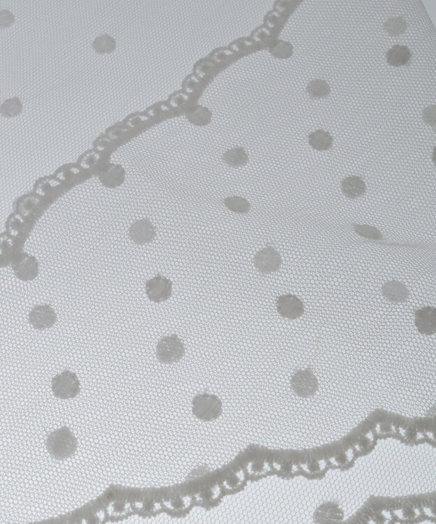 earth music&ecology ドットレースバブーシュカ Ivory