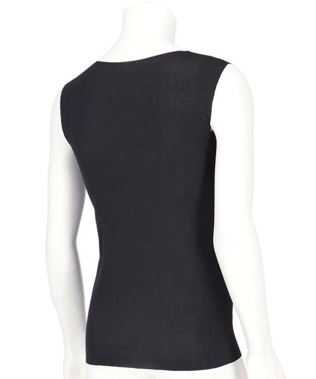 WACOAL MEN 【オーガニック綿混インナー】多機能を着る。綿の贅沢オーガニック 汗取り機能つき ノースリーブ GL5211 /ブロス バイ ワコールメン ブラック