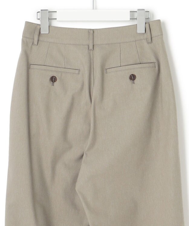 23区 【洗える】スラブツイルストレッチ ベイカー パンツ カーキ系