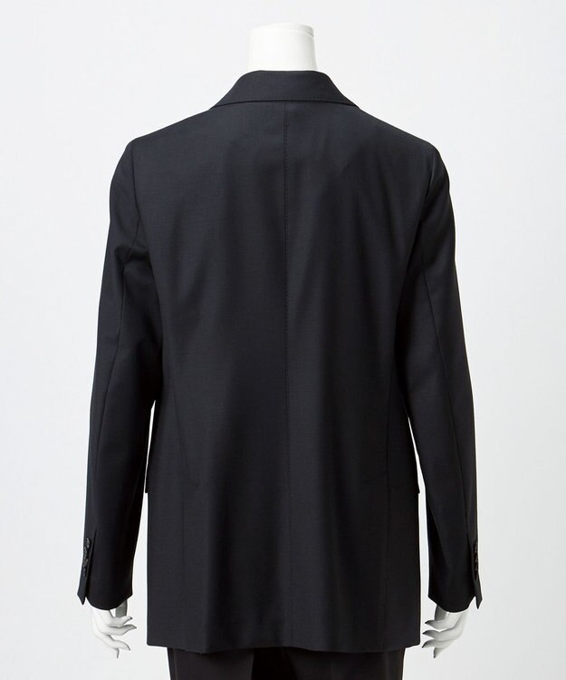 23区 【エステータ】ウールシルクギャバジン ダブルブレストジャケット ブラック系