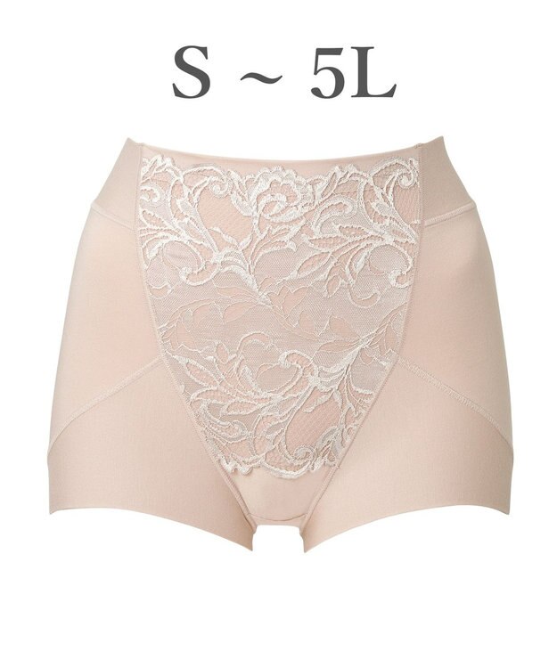 BRADELIS New York 【BRADELIS NewYork peace ブラデリス】ハートのお尻に格上げショーツ24 深め 綿混 伸縮性抜群 程よくフィットしてキュッと上がる ヌードピーチ