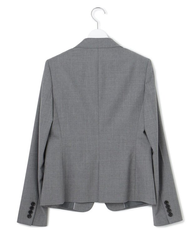 23区 S 【セットアップ対応】ラフィーネウール 一つ釦 ジャケット ライトグレー系
