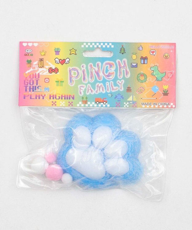 WEGO むにむに肉球スクイーズ ブルー