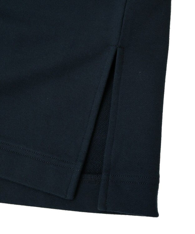 AMERICAN HOLIC Vネックサイドスリットロングスウェットプルオーバー/チュニック Navy