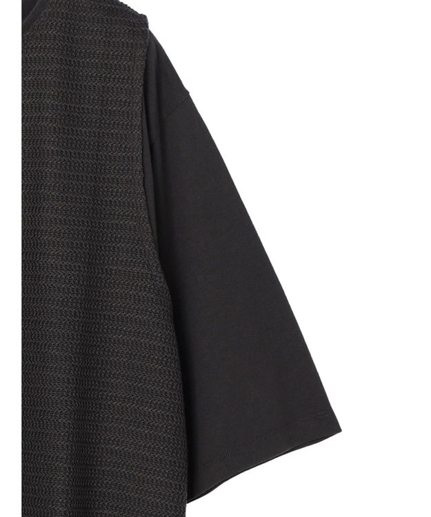 Green Parks ＳＥＴ２点　メッシュベスト＋半袖カットチュニック Gray