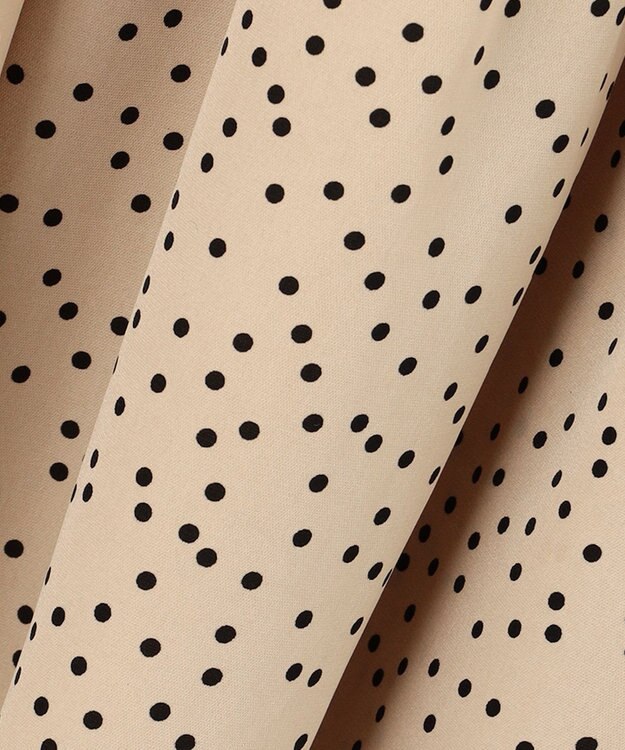 ANY 【セットアイテム】ニットベスト×ワンピース SET ベージュ×ベージュドット