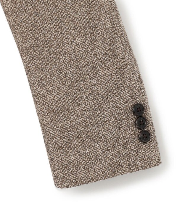 J.PRESS MEN 【NEWSTAGE】シルキーソフトツイード ジャケット/総裏 ベージュ系