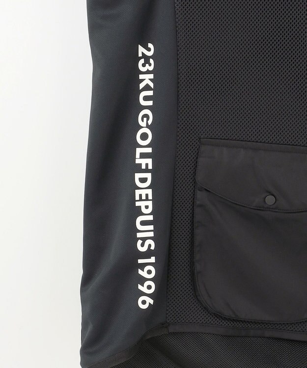 23区GOLF 【UNISEX】ペルチェベスト　モバイルバッテリーで操作する３つの冷却装置付き　夏のアウトドアにおすすめ ブラック系