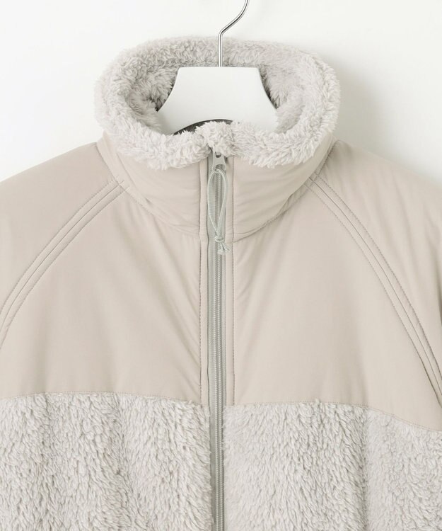 UNFILO MENS MOVE TEX フリースブルゾン ライトグレー系