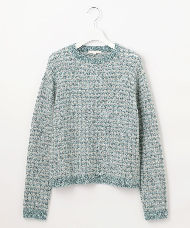 自由区 S ツイーディー ニット ブルー系