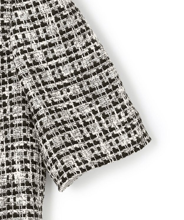 TOCCA 【洗える・消臭】 TWEED BLOSSOM ドレス ブラック系5