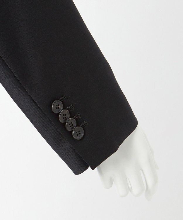 23区 【エステータ】ウールシルクギャバジン ダブルブレストジャケット ブラック系