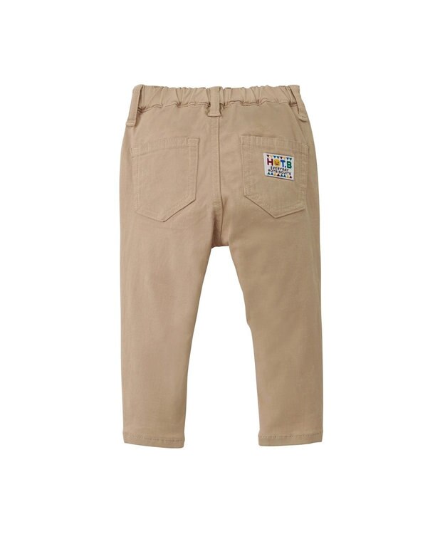 MIKI HOUSE HOT BISCUITS 【80-130cm】 ストレッチ素材 10分丈パンツ ベージュ