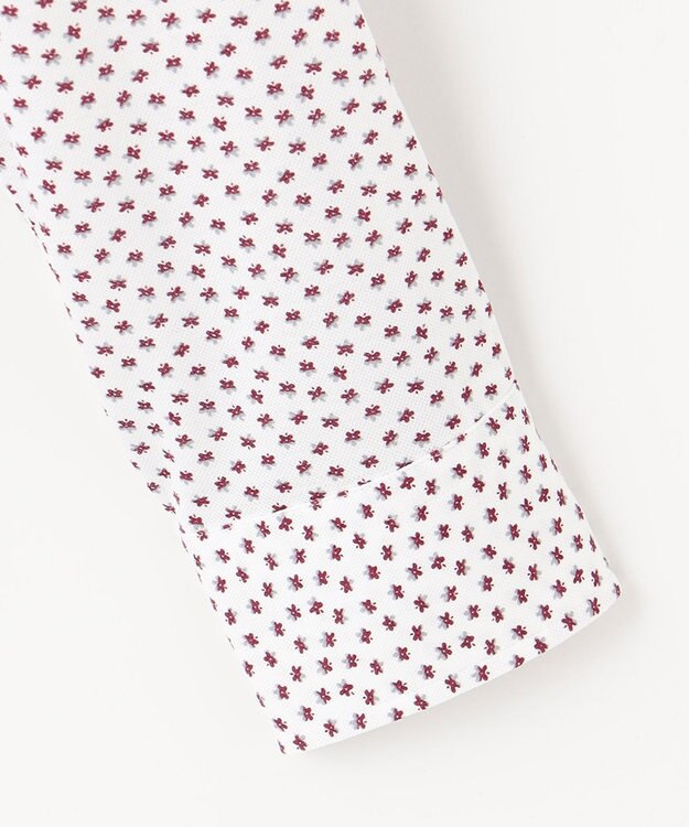 JOSEPH ABBOUD 【キングサイズ】ストレッチ コンパクトジャージープリント シャツ ワイン系5