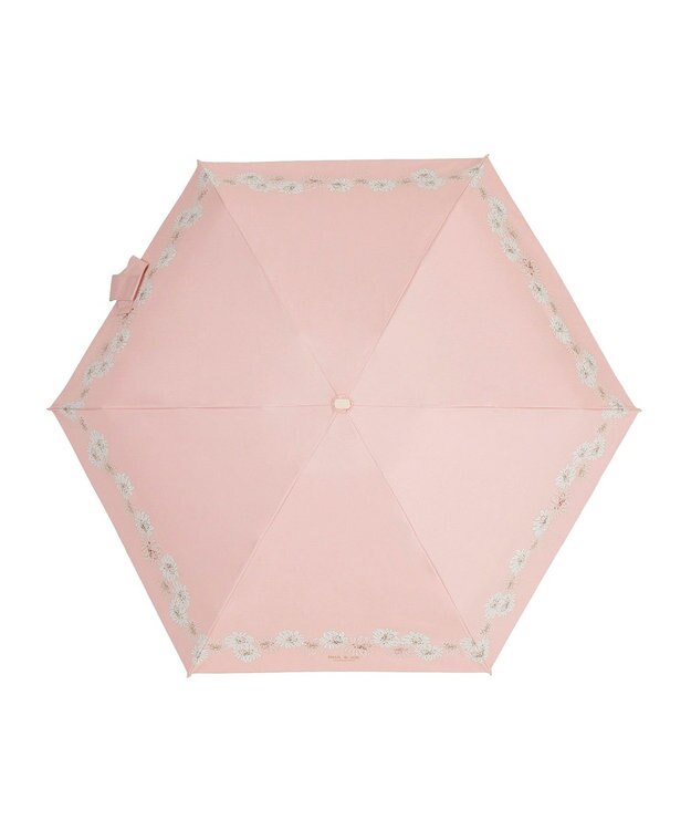 MOONBAT 【WEB限定】PAUL & JOE 晴雨兼用日傘 折りたたみ傘 クリザンテーム ／ 遮熱 遮光 UV ピーチ