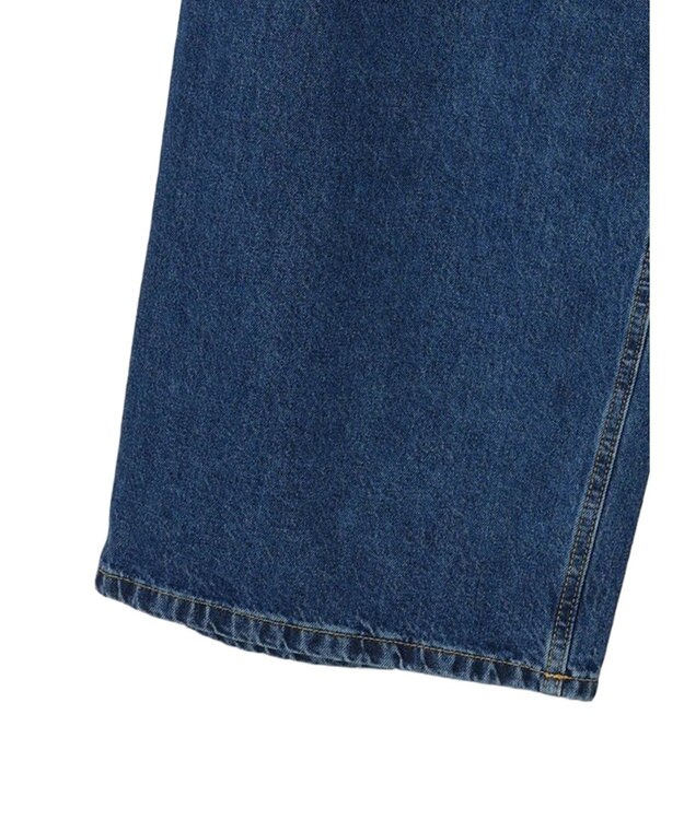 earth music&ecology タックワイドデニムパンツ Medium Indigo