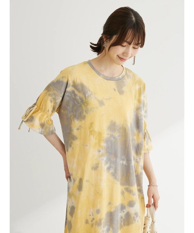 Green Parks ・ｎｏｖｅｍ　９　タイダイＴＥＥワンピース Yellow