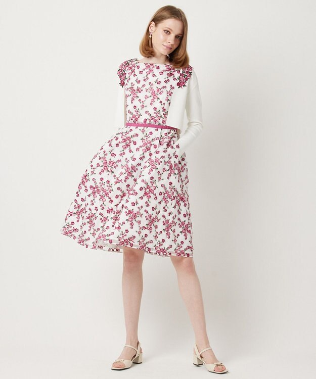 TOCCA 【キャンセル分販売！・洗える】CAROUSEL ROSE ドレス オフ系7