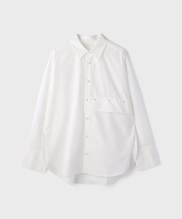 GRACE CONTINENTAL オーバーシャツ ホワイト