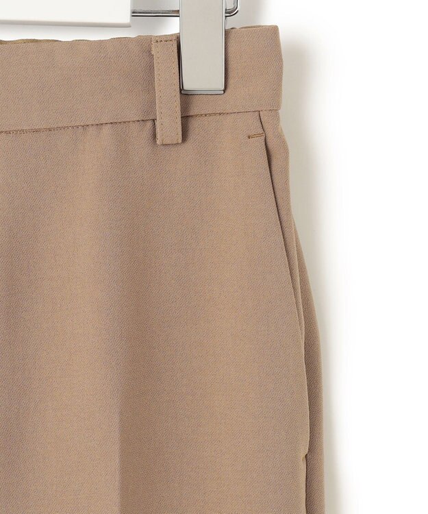 23区 S 【Sサイズ限定】ストレッチダブルクロス テーパード パンツ キャメル系