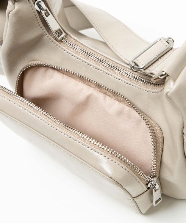 WEGO ポケットデザインショルダー ベージュ